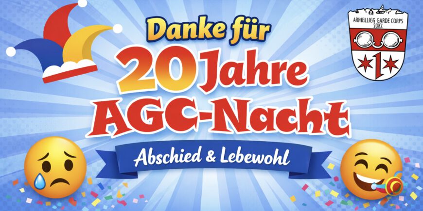 Abschied von der AGC-Nacht – Danke für 20 Jahre Treue!